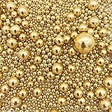 Weraru Bright Gold Pearl Sugar Sprinkles Candy