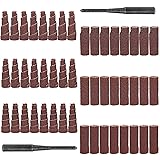 NuoDunco 50Pcs 1-1/2 Inch Sand Paper Abrasive