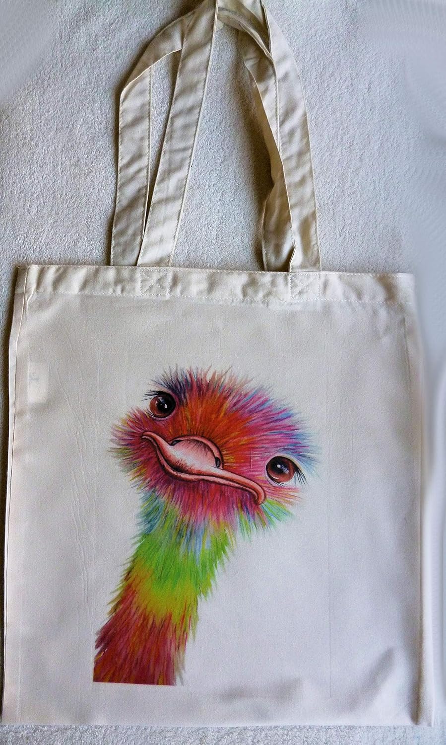 ostrich tote