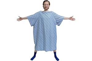 4 Pack - 5XL Plus-Size Hospital Gown Coverage for Larger Patients Perfect Fit for Larger Body Sizes