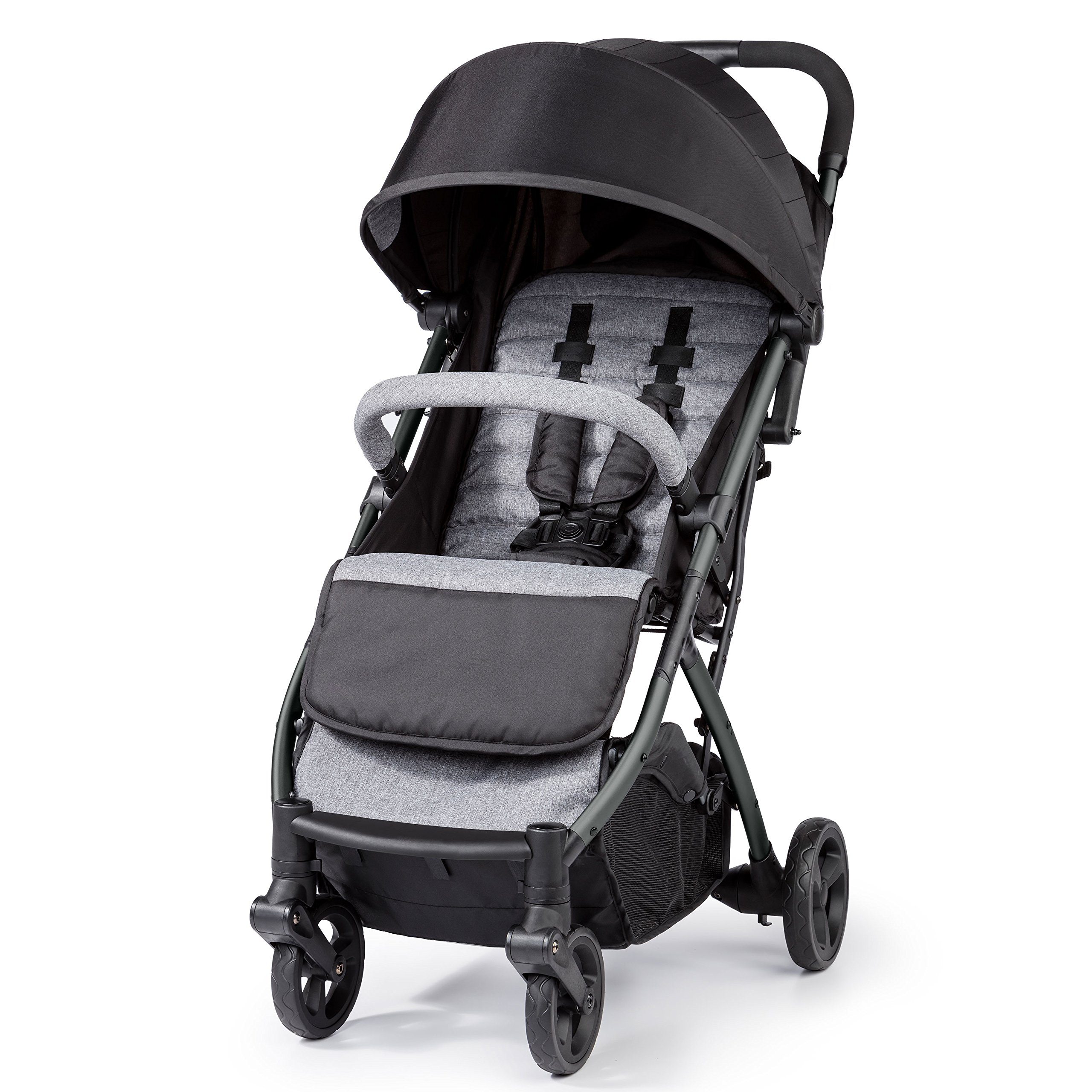 one hand fold stroller