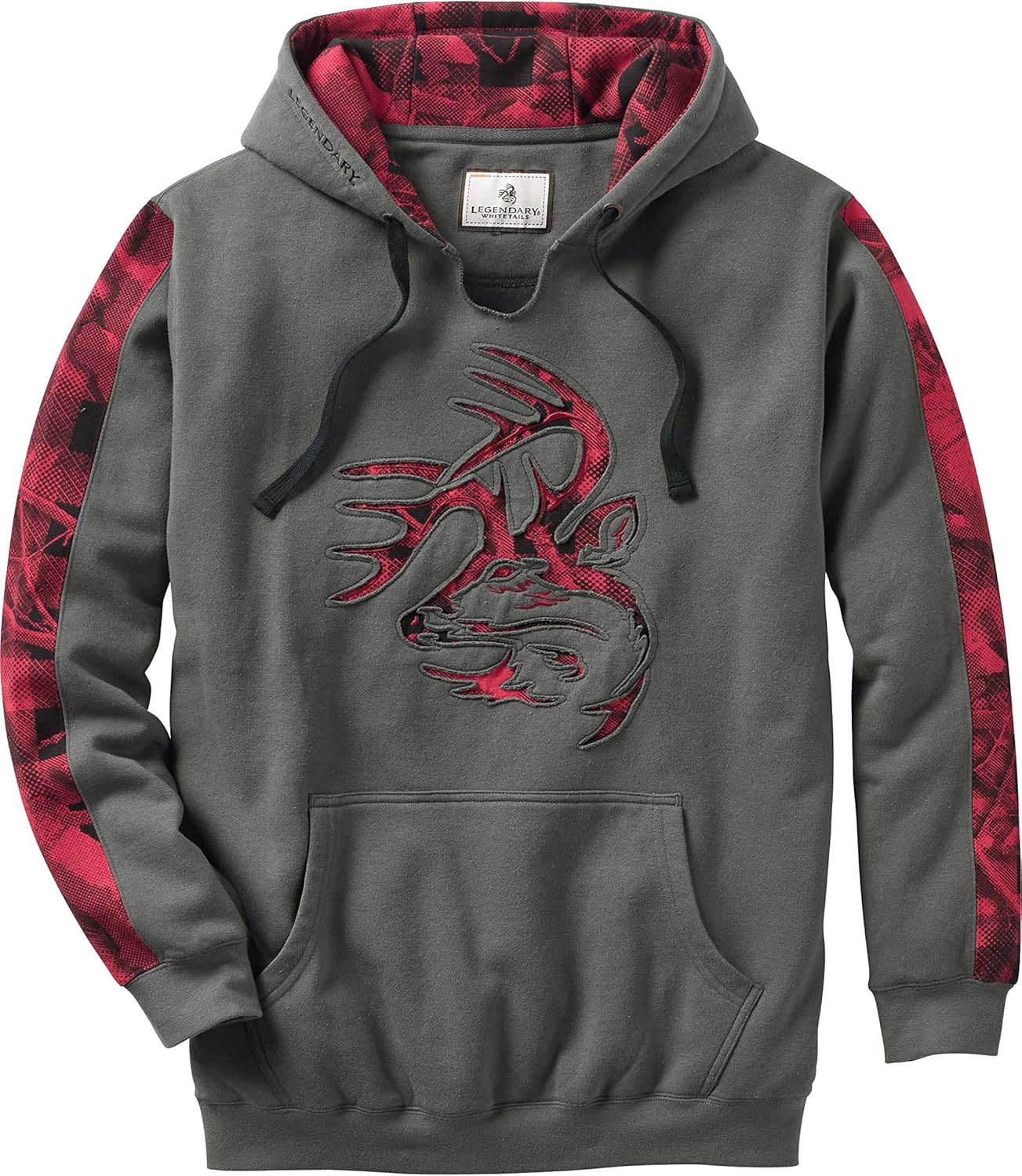 Legendary Whitetails Men's Camo Plaid Outfitter Hoodie: Clothing