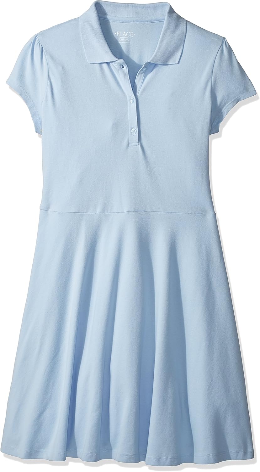 girls navy polo dress