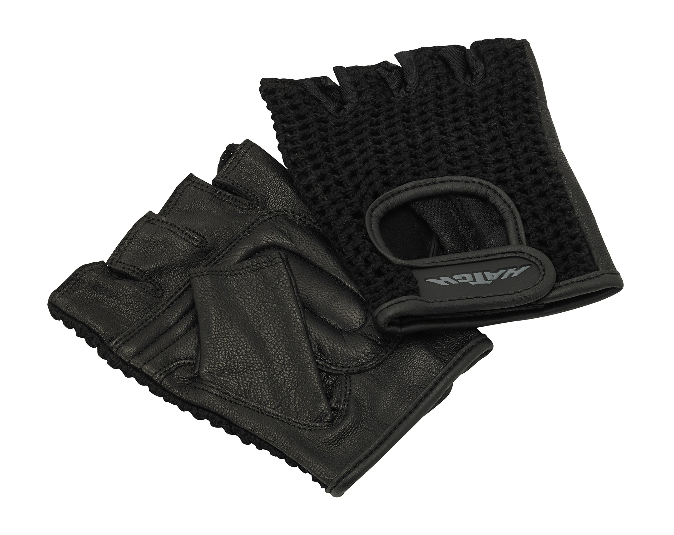 Performance Health All-Purpose One Pair Padded Mesh Wheelchair Gloves - X-large, Black