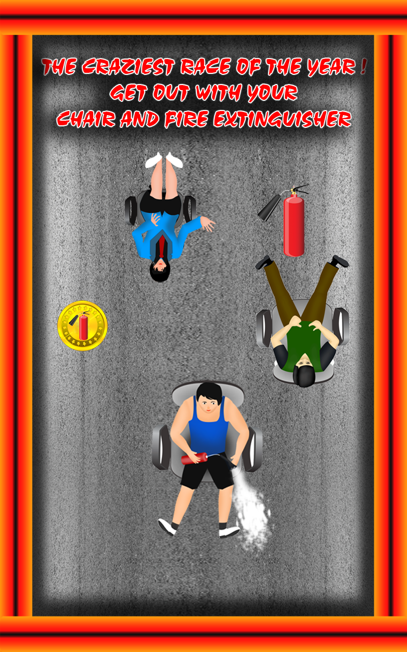 Street Fire Extinguisher Chair Competition : The City Crazy Race - Gold Edition - Thumbnail 3