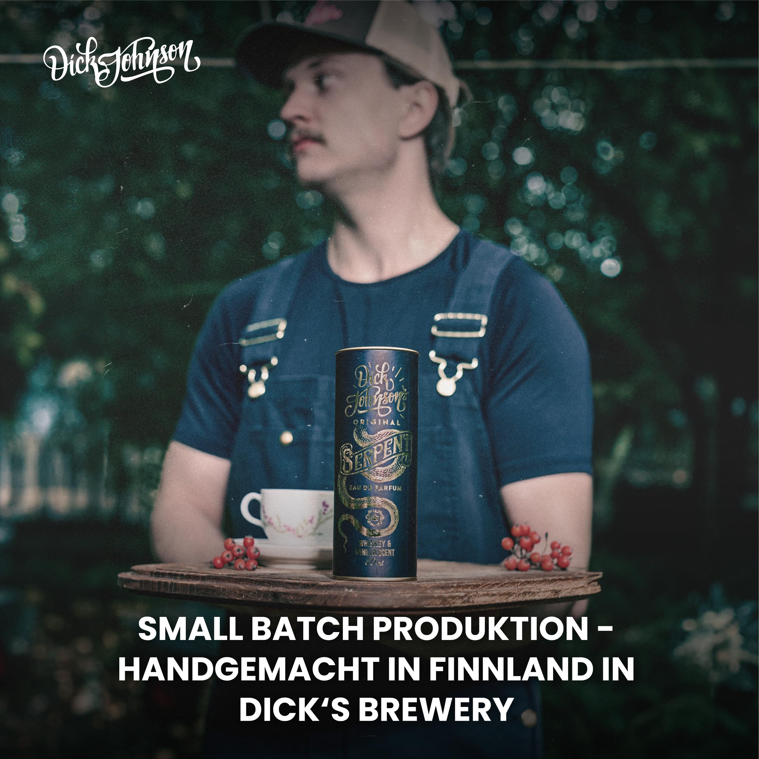 Dick Johnson Eau de Parfum Herren 50 ml – Parfüm Männer mit Whiskey Vanille-Duft – Signature Serpent Herrenduft intensiv maskulin – Parfum Geschenk für Männer – Eau de Parfum Made in Finnland 6