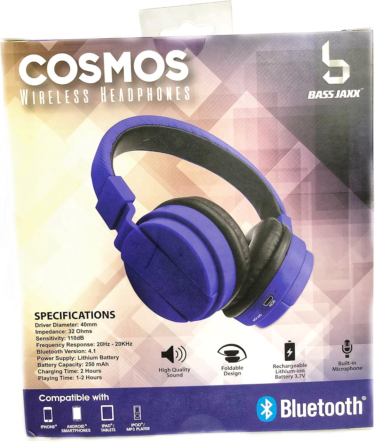 Bass Jaxx Platinum Wireless Headset 