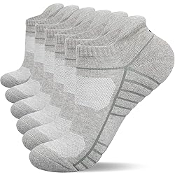 Lapulas Athletic Ankle Socks, Low Cut Cushioned