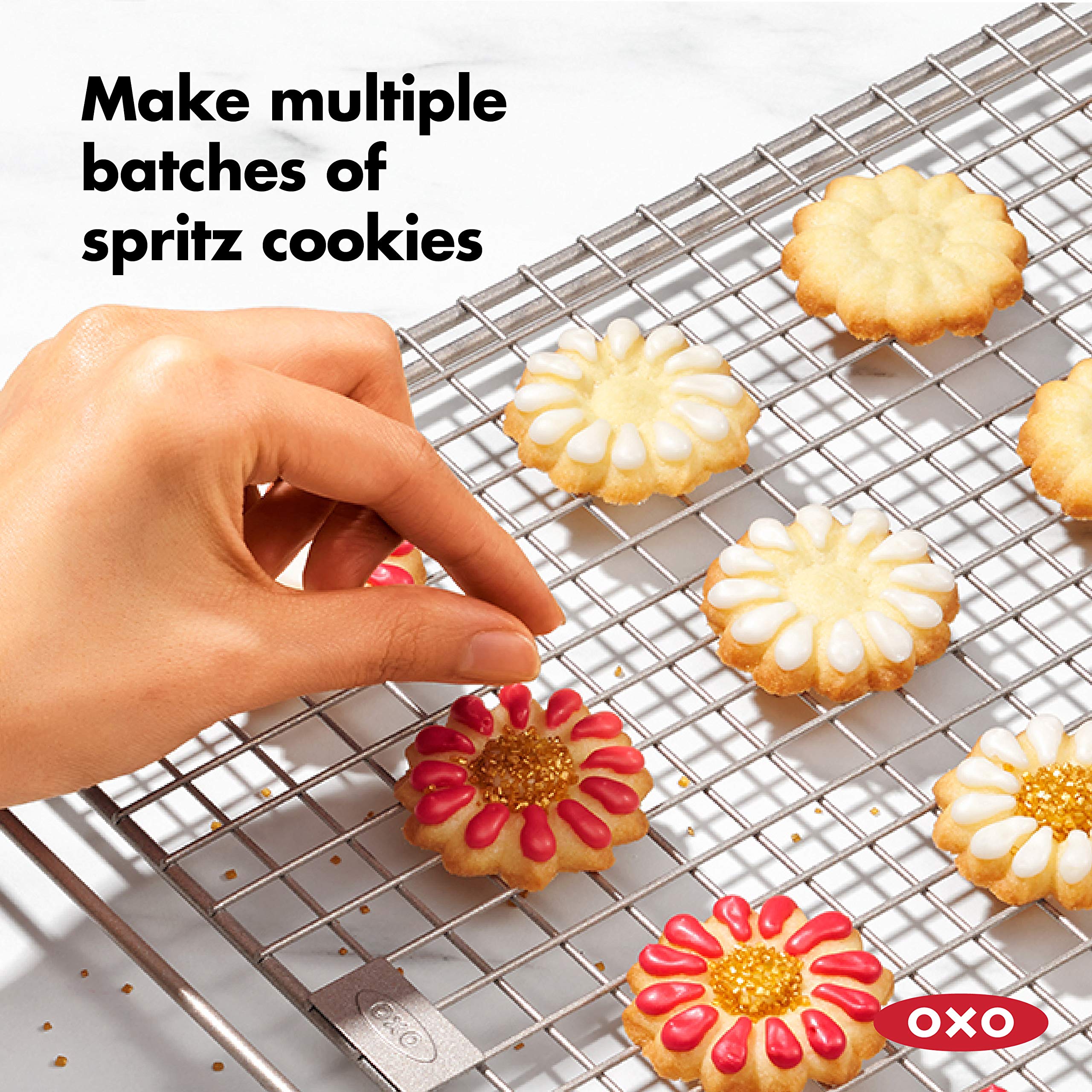 OXO Good Grips Cookie Press with Stainless Steel Disks and Storage Case