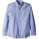 Cutter & Buck Mens Wrinkle Resistant Tailored Fit Long Sleeve Button Down Shirt