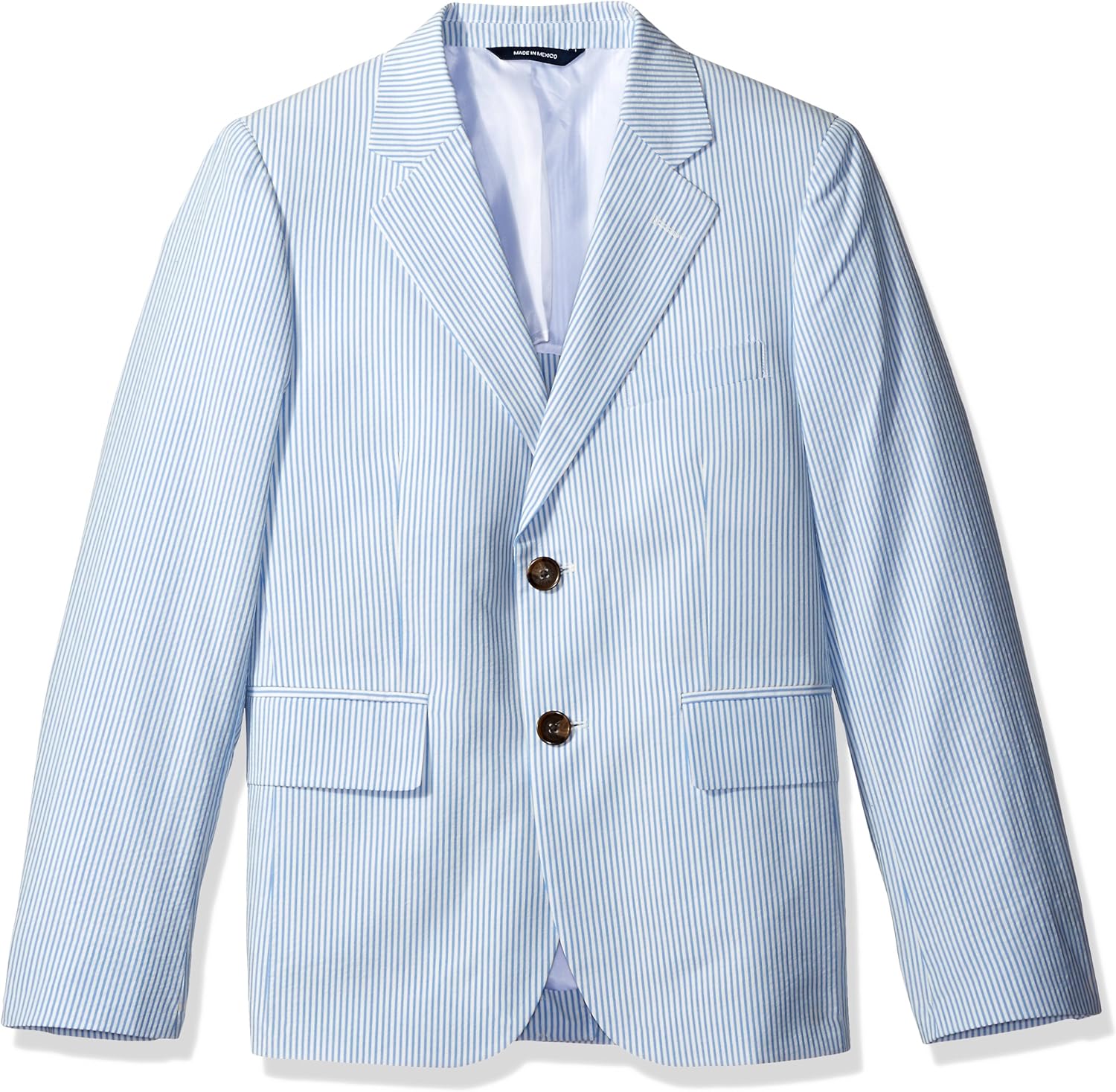 Brooks Brothers Boys' Big Seersucker Suit Jacket, 12 Clothing