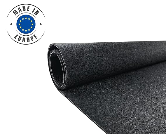 Meterware Velours ANTHRAZIT-SCHWARZ Autoteppich Kofferraumteppich Velour Innenraum Auto Teppich Oldtimer Tuning Wohnmobil Fuß