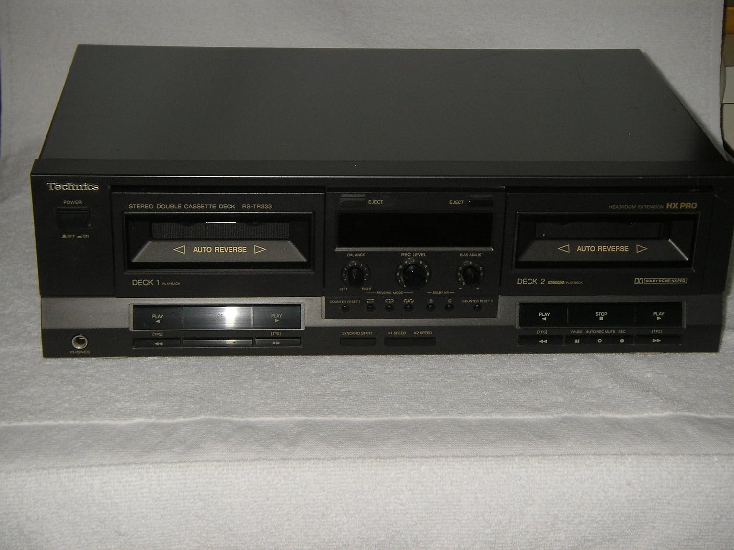 Technics Cassette deck RSTR333 Tape player Amazon.co.uk Electronics