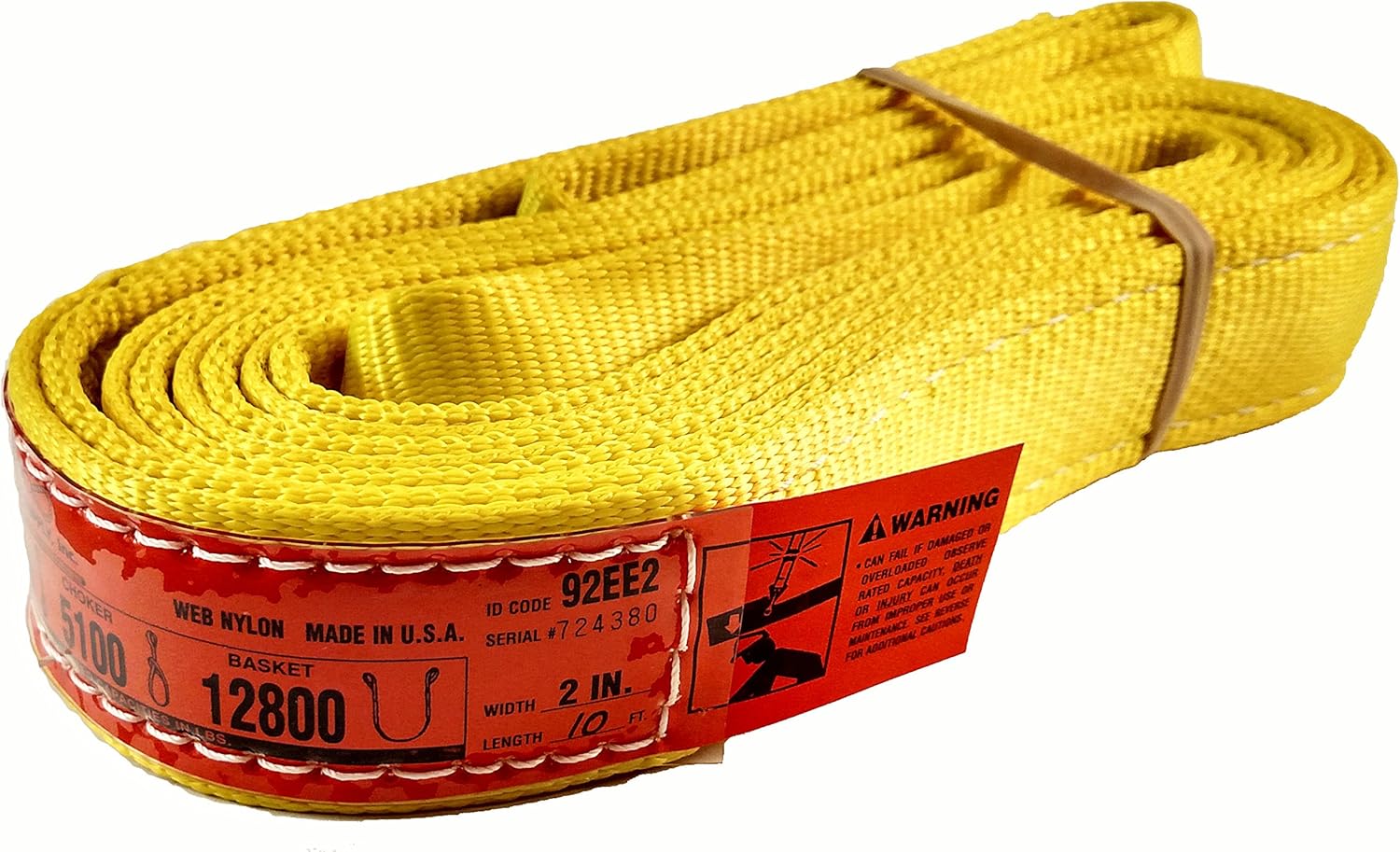 DD Sling (USA Made). 2" wide X (4' to 20' lengths) in