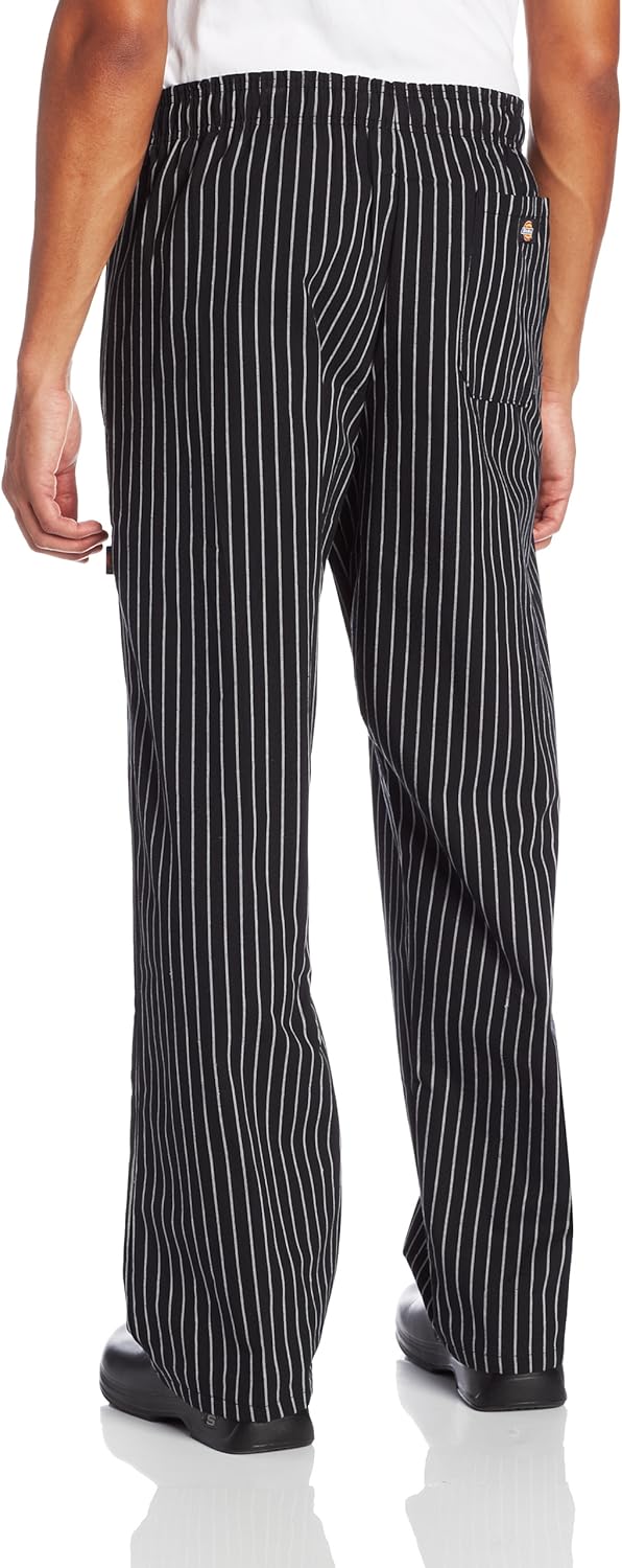 Dickies Men's Traditional Baggy with Zipper Fly Chef Pant: Clothing