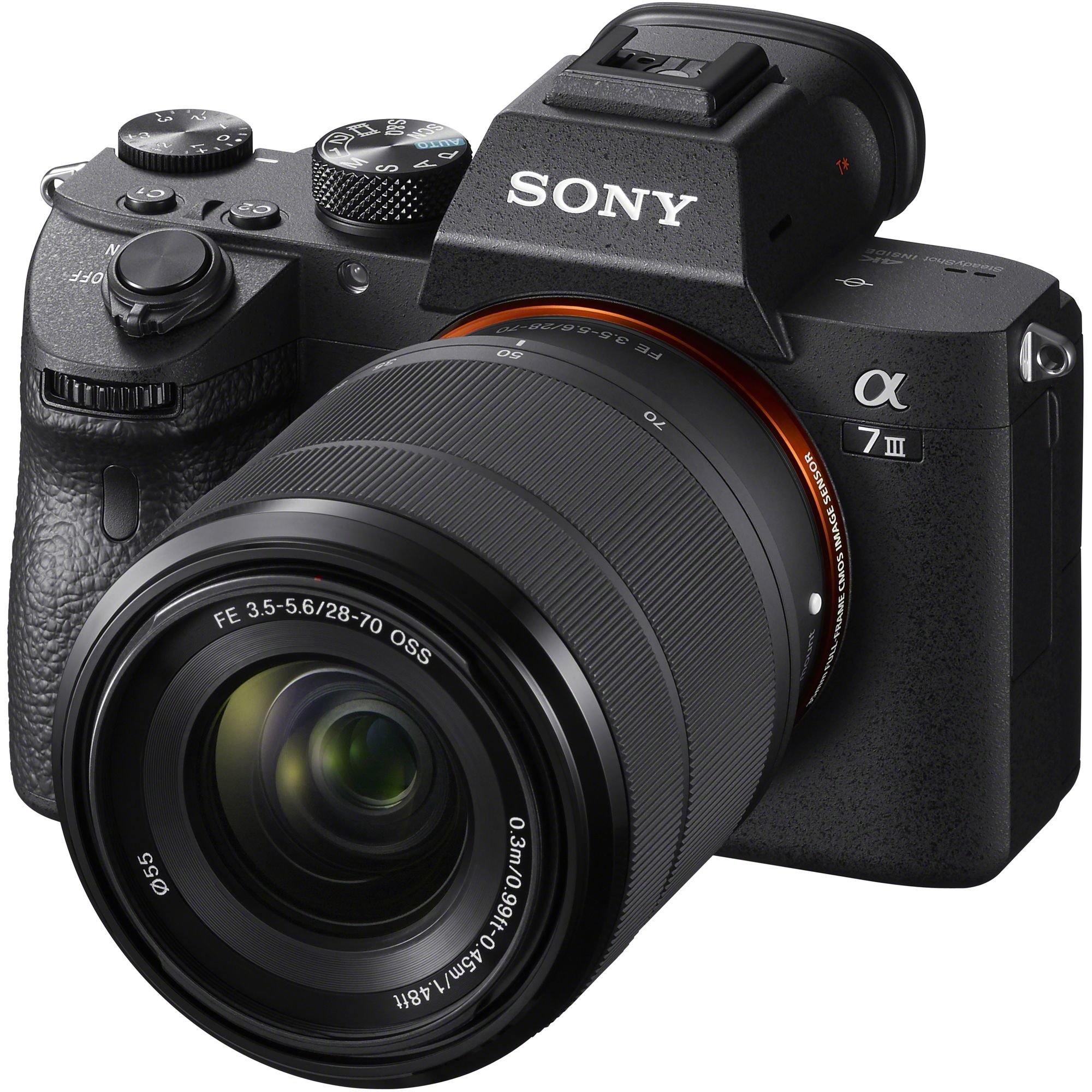 SONY(ソニー) フルサイズ ミラーレス一眼カメラ α7III ズームレンズキット(同梱レンズ:SEL2870) ブラック ILCE-7M3K商品画像