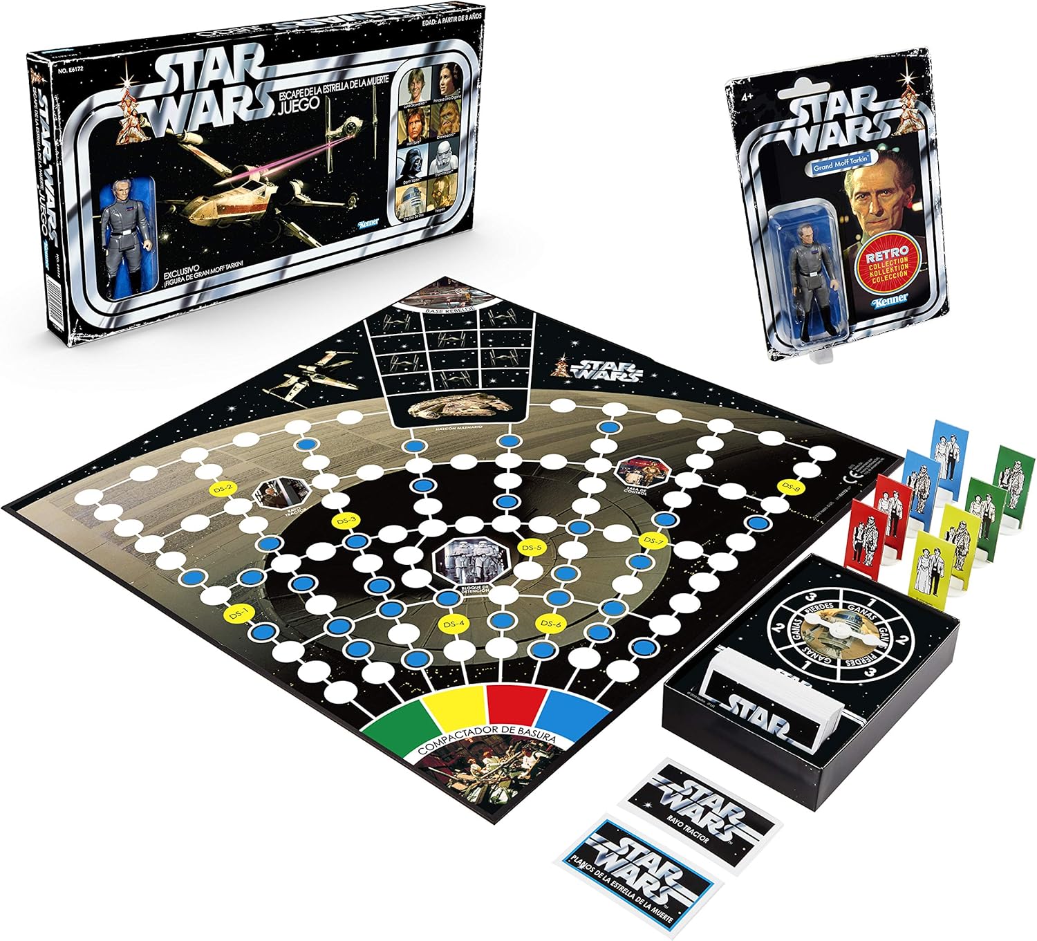 Hasbro Star Wars Retro Game-Escape de la Estrella de la Muerte, multicolor (5010993640041)