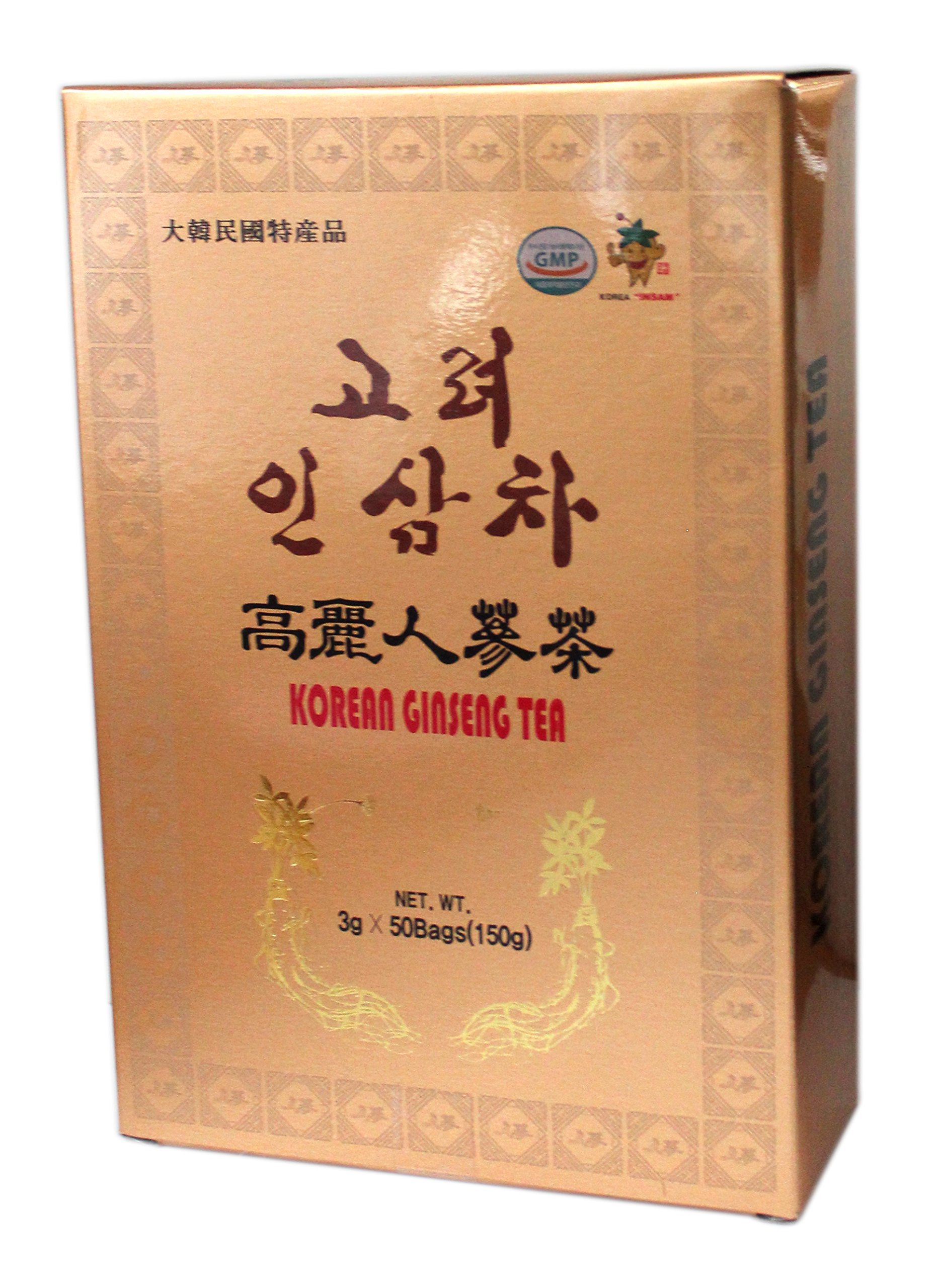 100% Authentic Korean Gold Instant Ginseng Tea 50 Sachet UK Seller