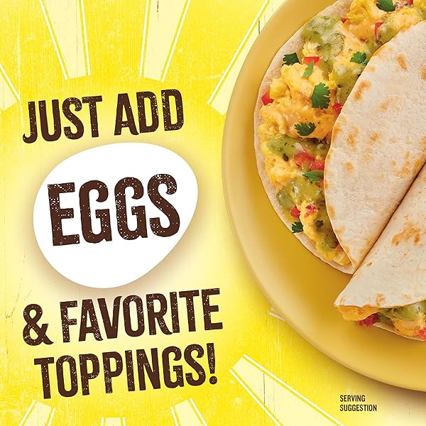 OLD EL PASO BREAKFAST TACO KIT WITH SAUCES AND SOFT TORTILLAS, MAKES 6 TACOS, 11.9 OZ
