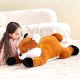 IKASA Large Fox Stuffed Animal Plush 78cm Giant Soft Toy Gift for Kids view 3
