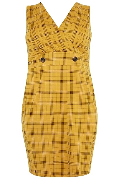 plus size pinafore dress uk