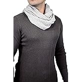 Cashmere Boutique: 100% Pure Cashmere Infinity Scarf (Color: Brown, Size: 12" x 32")