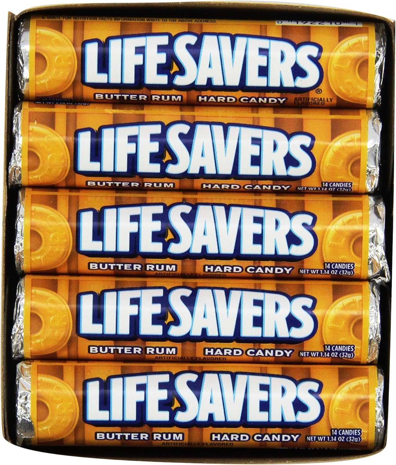 Lifesavers Rolls Butter Rum, 20 rolls, 1.14 Oz Amazon.ca Grocery