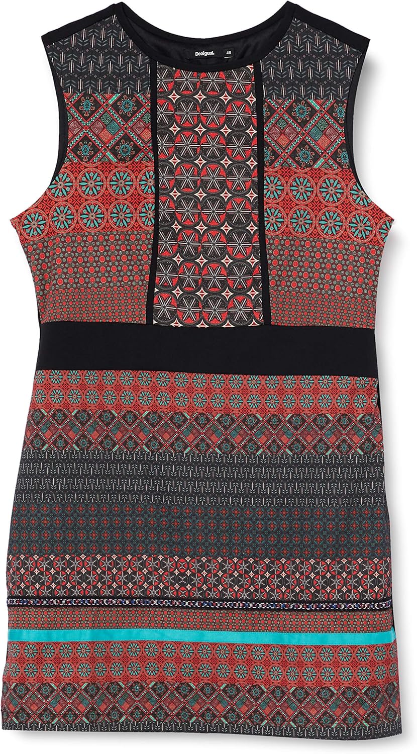 Desigual Damen Vest_sm Birmania Kleid: Amazon.de: Bekleidung