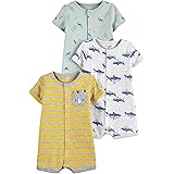 Simple Joys by Carter's Boys' 3-Pack Snap-up Rompers