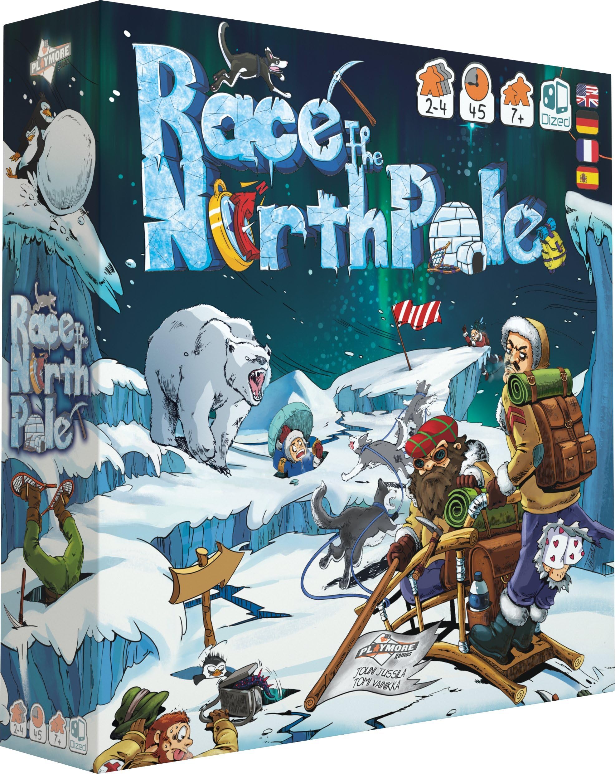 Playmore Games play8002 Board Game – Race to The North Pole