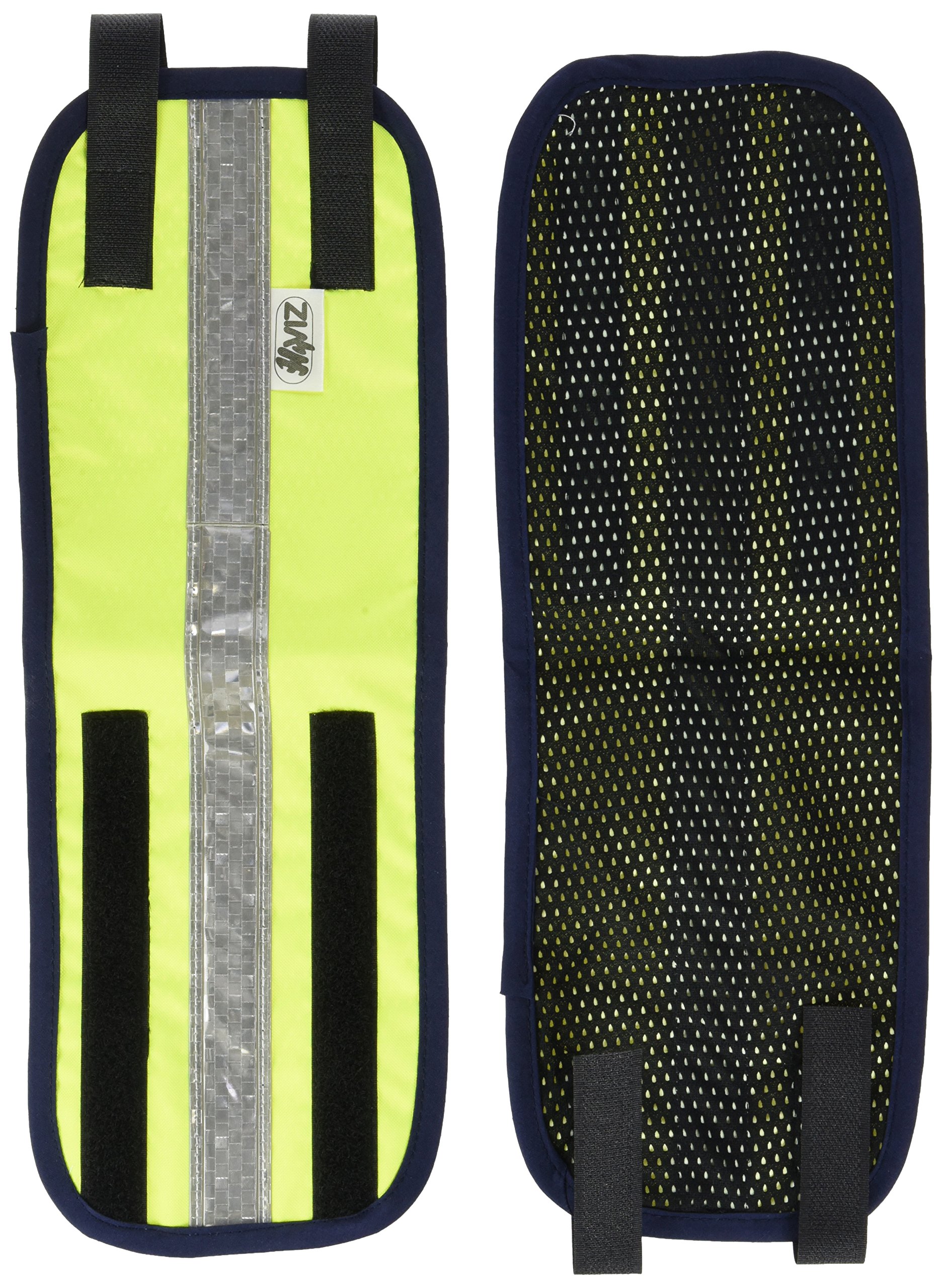 Battles HY Viz Leg Bands - Yellow/Navy, One Size