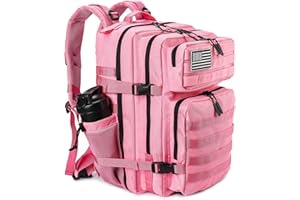 LHI Military Tactical Backpack for Men and Women 45L Army 3 Days Assault Pack Bag Large Rucksack with Molle System