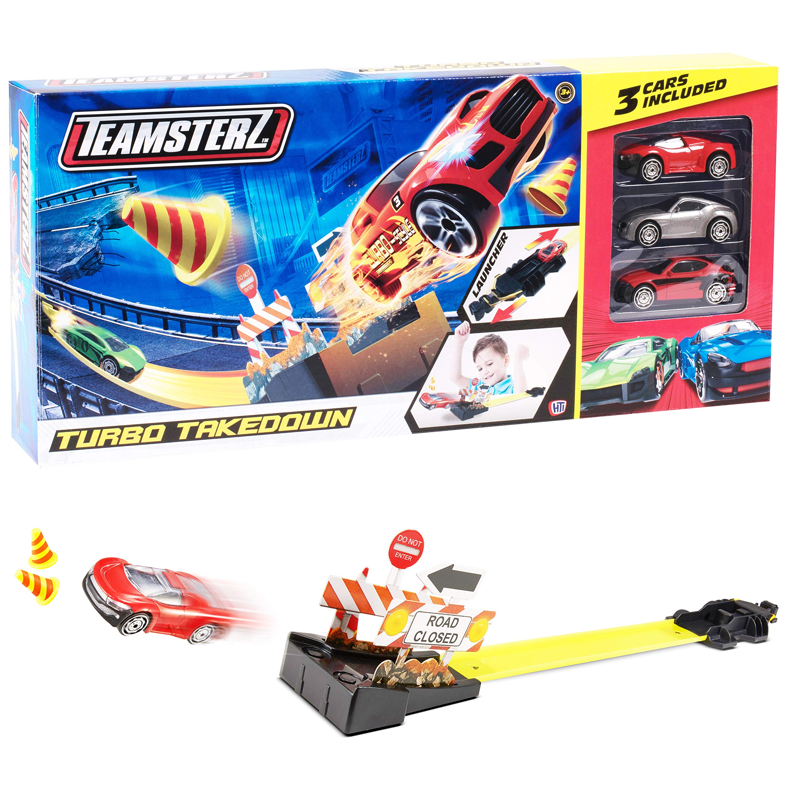 Teamsterz urbo Takedown Track with 3 Cars