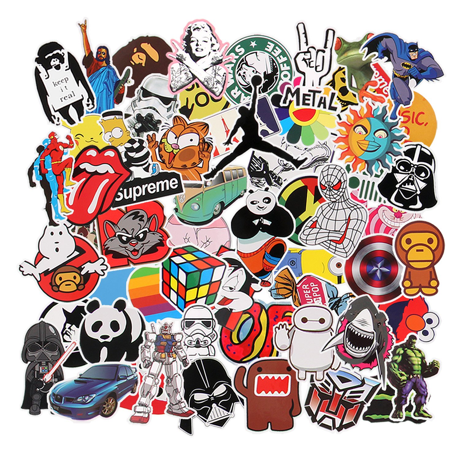 Graffiti Autocollant Stickers vinyles pour ordinateur portable 150pcs