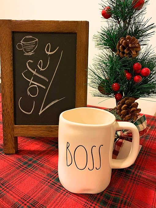 rae dunn boss mug