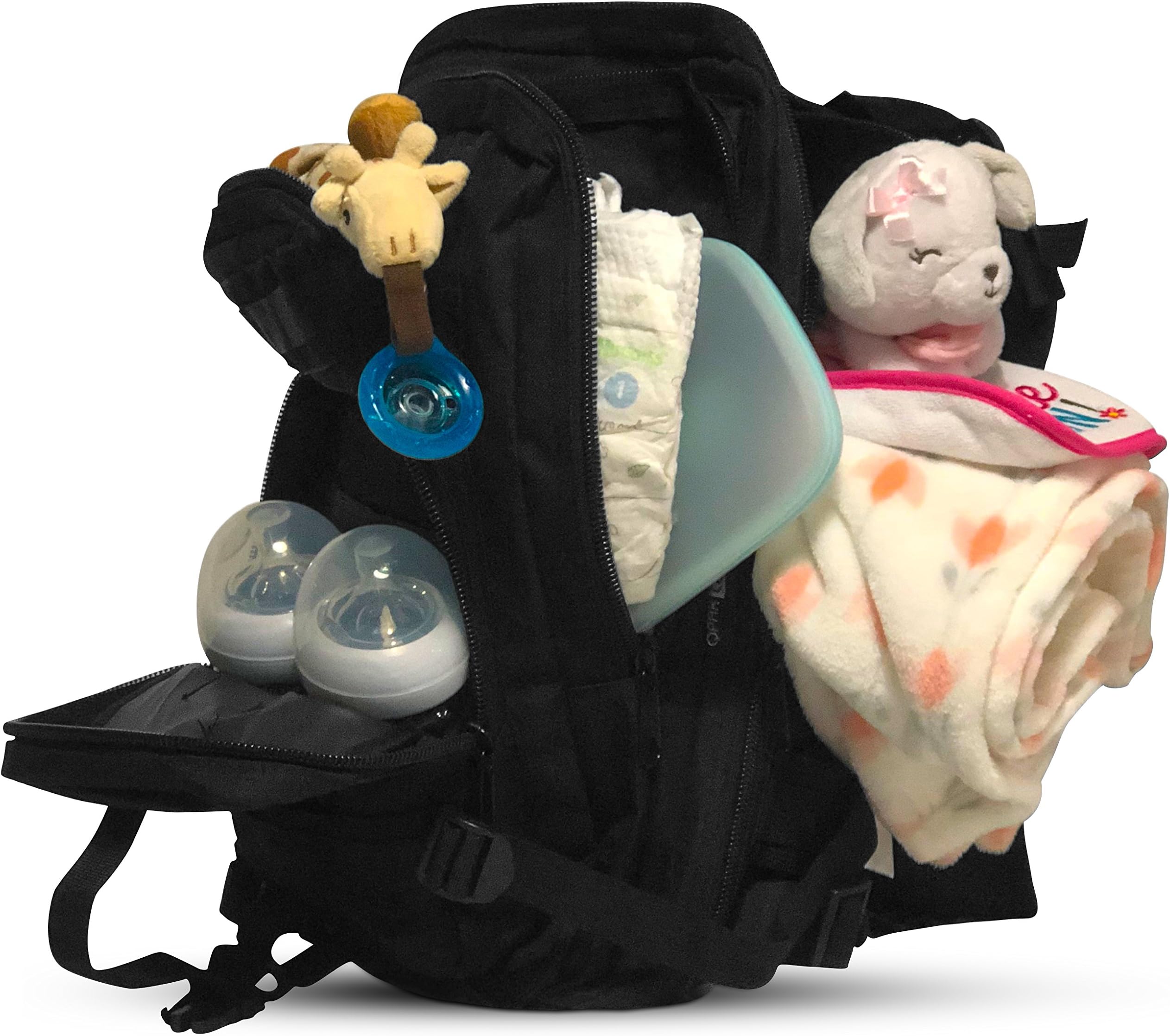 Men’s Diaper Bag - Tactical Backpack - Multi-Function - Compact, Lightweight, and Heavy Duty - by QPAK Co