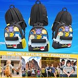 Pokemon Backpack Kids Pikachu Charizard School Bag with Adjustable Straps Black view 3