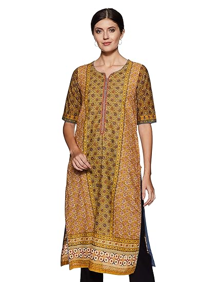 Women's Cotton Straight Kurta