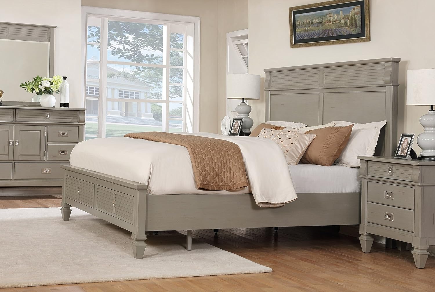 Dresser Mirror Dresser Roundhill Furniture York 204 Solid Wood Construction Bedroom Set With Queen Size Bed Nightstand Mirror Chest And Night Stand Home Kitchen Furniture