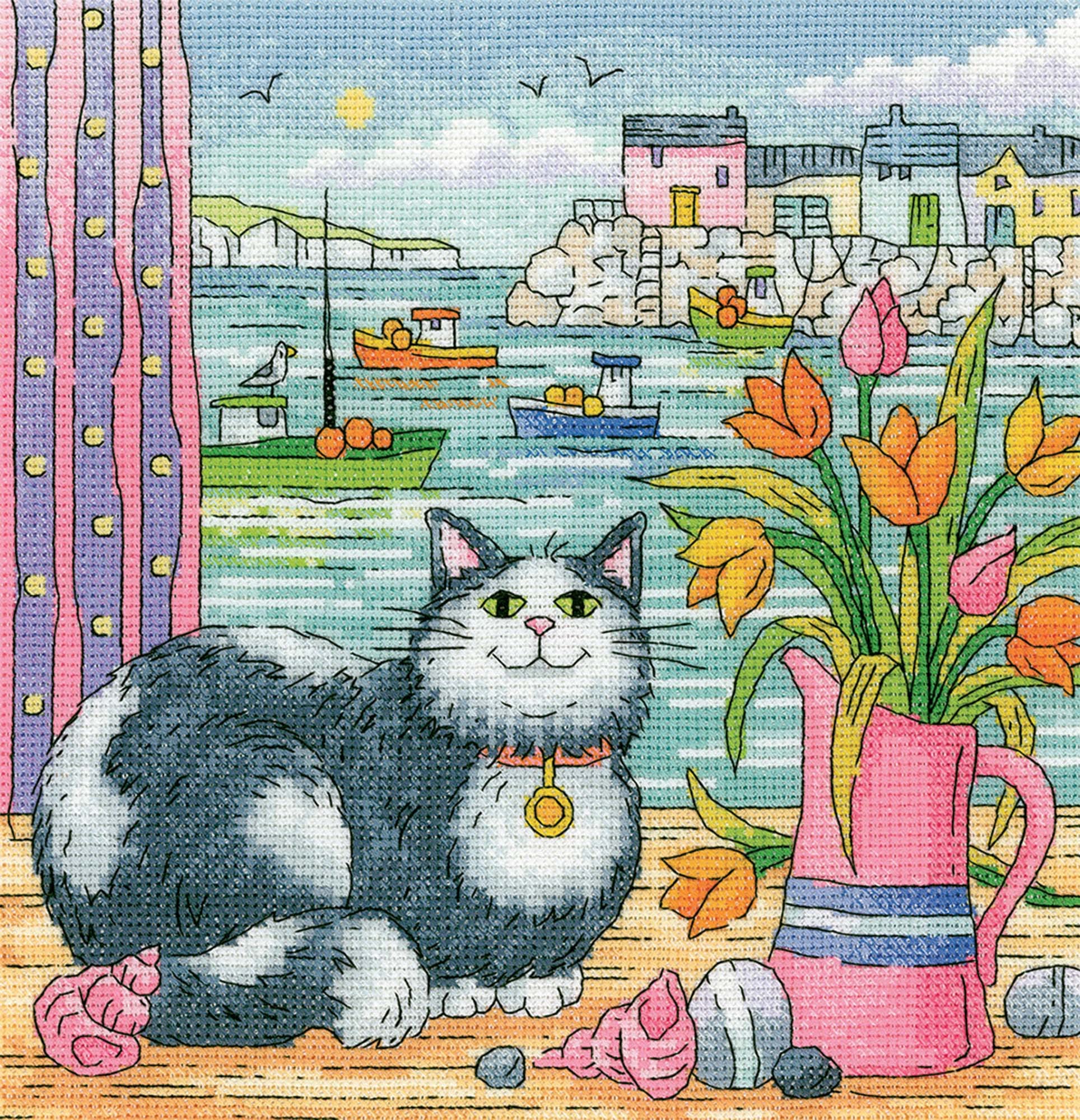Heritage Crafts Cross Stitch Kit - Harbour View