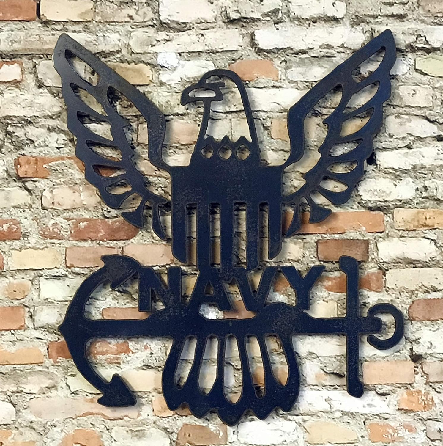 Navy Symbol Metal Wall Art Home Decor Handmade Choose