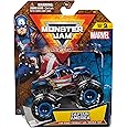 Monster Jam, Marvel Official Captain America Monster Truck, Die-Cast Vehicle, 1:64 Scale, Super Hero Kids Toys for Boys Ages 3 and up