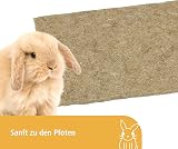 Kerbl Pet Hemp Rabbit Mat 40 x 100 x 1 cm Brown view 3
