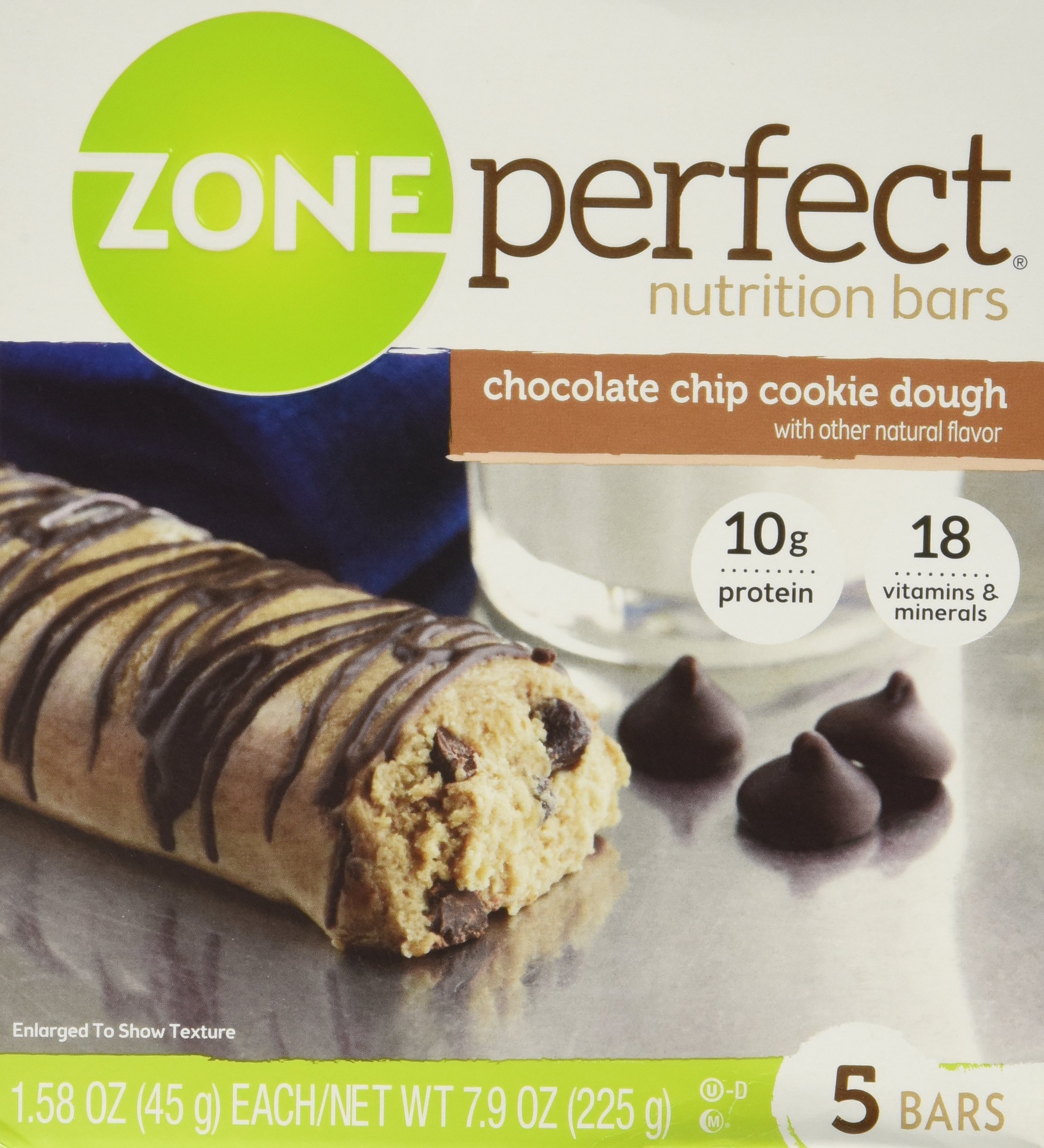 ZonePerfect Double Dark Chocolate Nutrition Bars 5 Bars Per