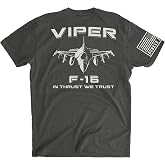 BUNKER 27 F-16 Fighting Falcon T-Shirt &ndash; Aviation Graphic Tee &ndash; Officially Licensed Lockheed Martin&reg; Apparel
