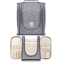 Premium Hanging Travel Toiletry Bag for Women and Men, Hygiene Bag, Bathroom and Shower Organizer Kit with Elastic Band…