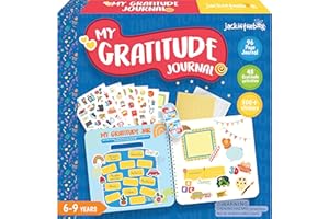 JACKINTHEBOX Jack In The Box DIY Daily Journal for Kids Ages 6-9, 305 Pcs, Great Gratitude Journal for Kids, Includes 48 Fun Gratitude Activities for 6-9 Year Old Girls and Boys