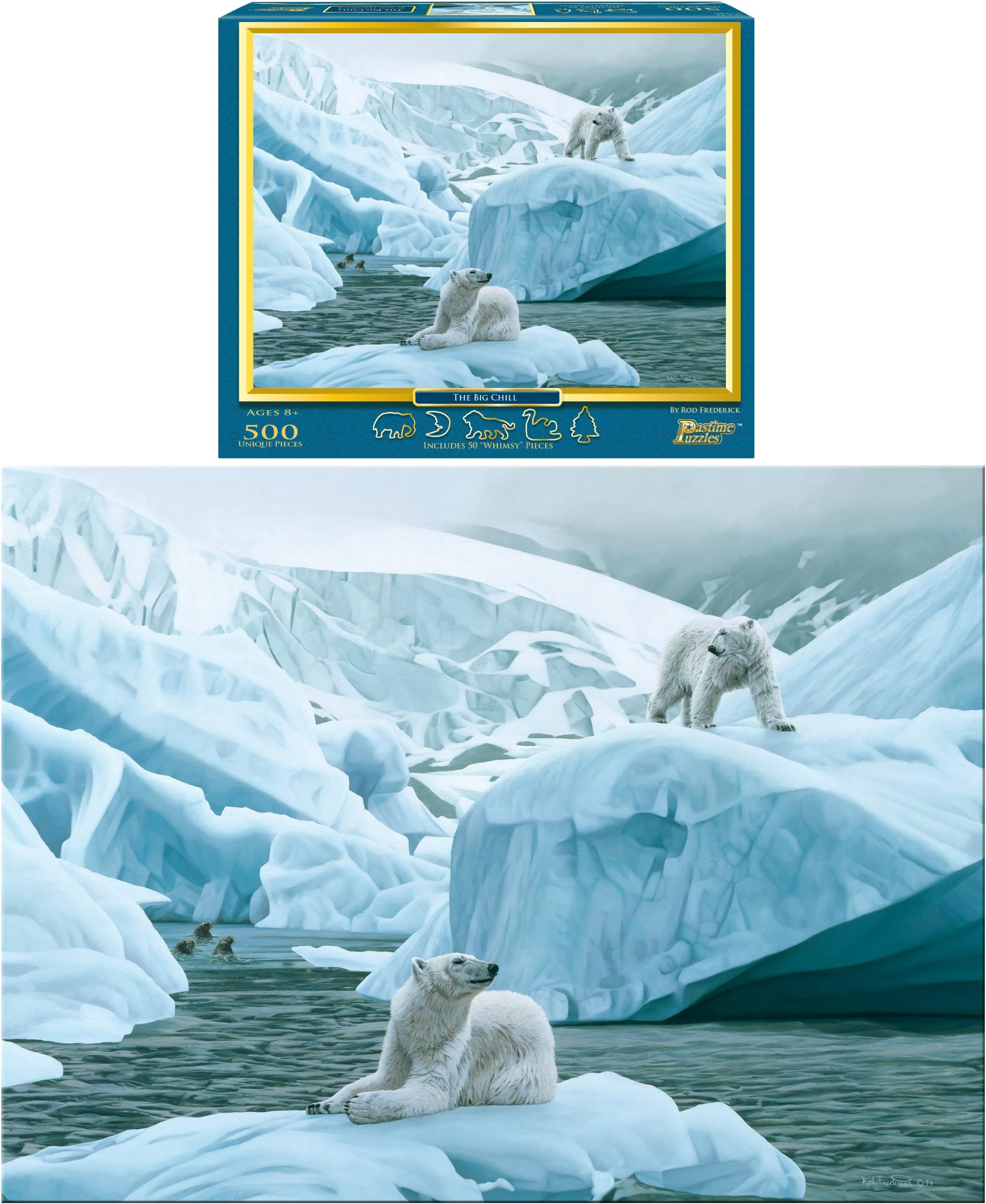The Big Chill 500-Piece Polar Bear Puzzle