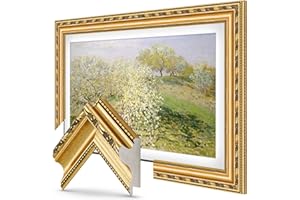 FRAME MY TV Ornate Gold 65" Premiere Deco TV Frame - Compatible ONLY with Samsung The Frame TV and Pro TVs (Fits 2021-2025, LS03A, LS03B,LS03C,LS03D,LS03FA,LS03FW)