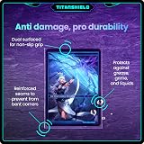 TitanShield Standard Card Sleeves 150ct Clear Matte Trading Board Game MTG view 5